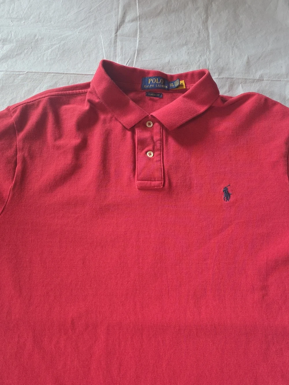 Polo Ralph Lauren Men's Short Sleeve Polo Dark Pink XXL